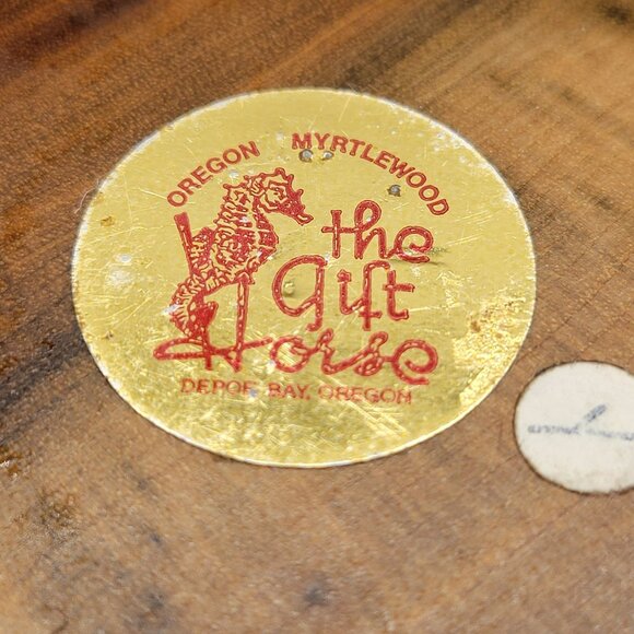 Myrtlewood Candlestick Holders Turned Footed Pedestal Hand Crafted in Oregon Set - Picture 6 of 6